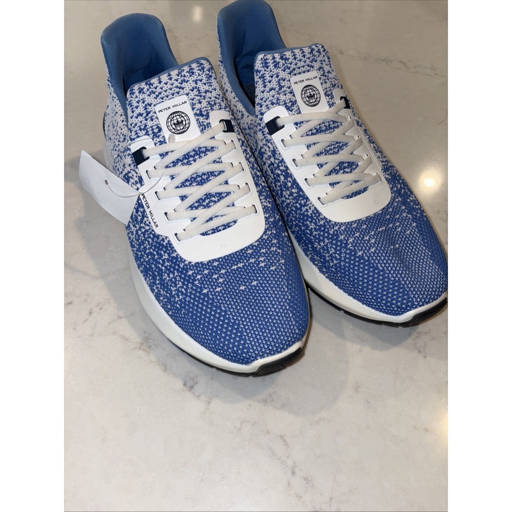 Women's Peter Millar Splash Blue Hyperlight Apollo Golf Sneaker 9 NEW $185